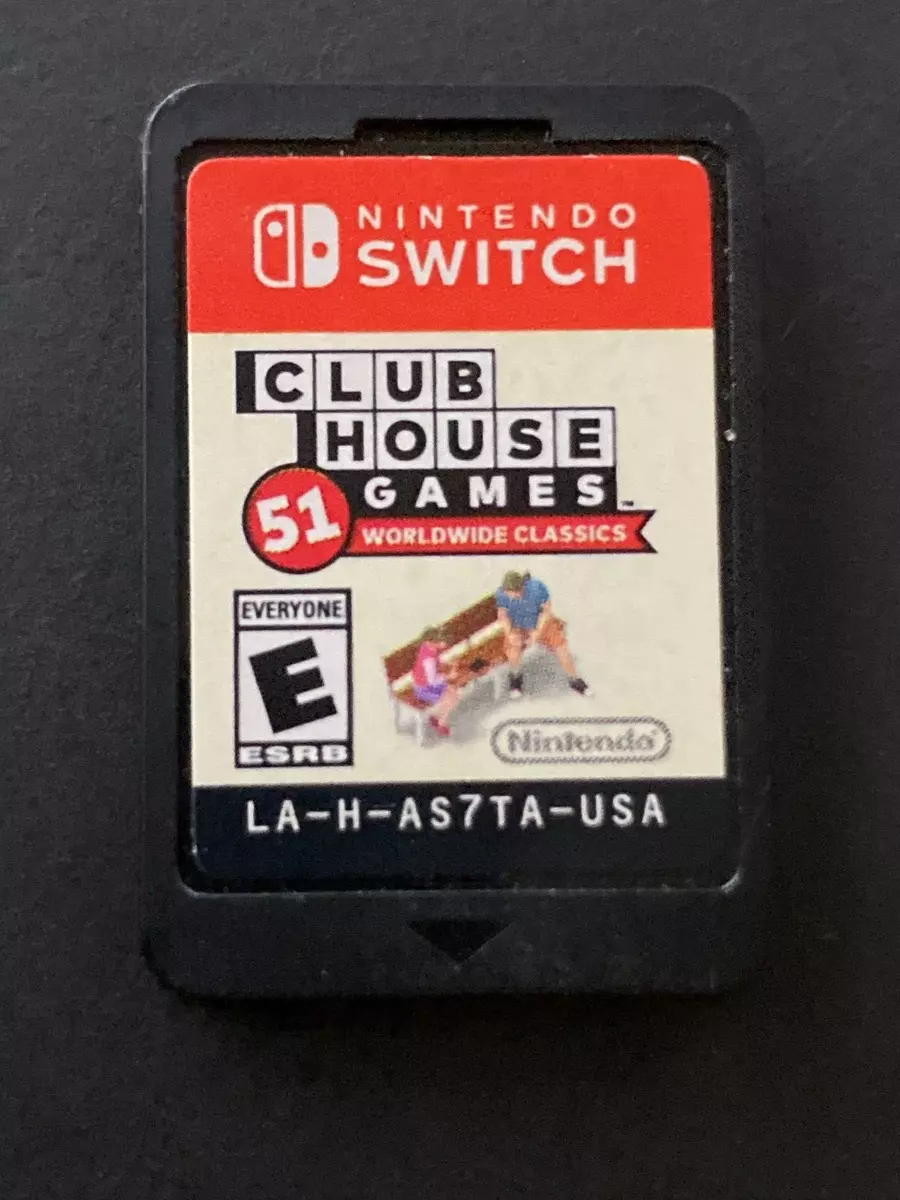 Clubhouse Games: 51 Worldwide Classics - Nintendo Switch Cartridge Only  45496596781 | eBay