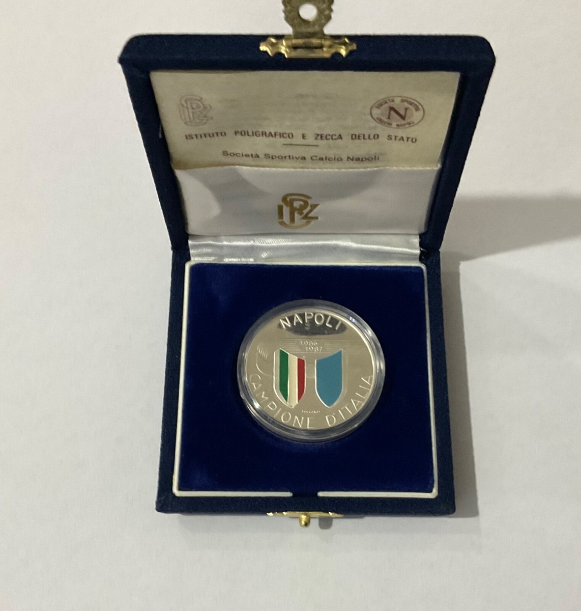 Médaille Sportive Argent Football Italie Début XXe Siècle