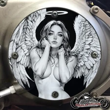 1994-2003  HARLEY DAVIDSON SPORTSTER 883 1200 DERBY CLUTCH COVER - Nude Angel