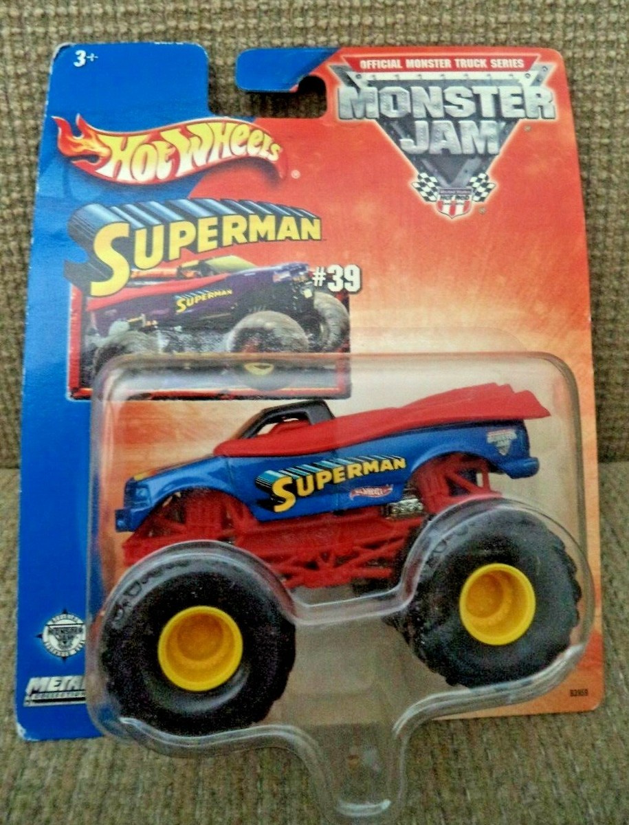 激レア ホットウィール モンスタートラック スーパーマン モンスタージャム SUPERMAN MONSTER JAM Hot Wheels #39 2004 SEALED Truck | eBay