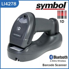 Symbol LI4278-SR20007WR 1D 2.4Ghz Wireless Bluetooth Barcode Scanner Reader