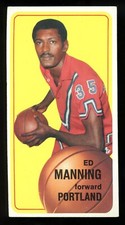 1970-71 Topps ED MANNING  Basketball Card #132 Amazing Condition Crease Free