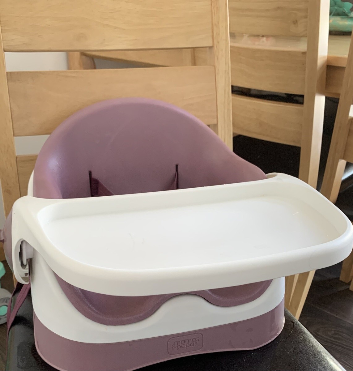 Baby Bud Booster Seat with Detachable Tray Dusky Rose