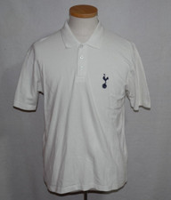 Totenham Hotspur Polo Shirt Mens White Size M