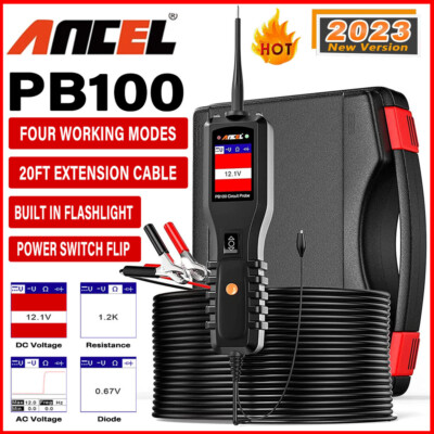 PB100 12V 24V Electrical Circuit Tester AVOmeter Detection Probe Diagnostic Tool