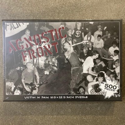 Agnostic Front NYHC puzzle unopened CBGBs roger mired vinnie stigma madball