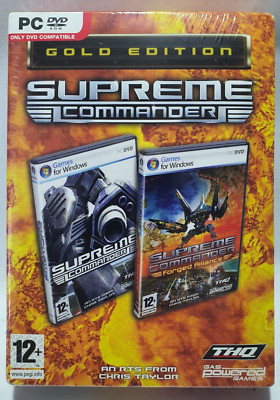 SUPREME COMMANDER GOLD (SUPREME COMMANDER+SUPREME COMMANDER FORGED ALLIANCE) PC