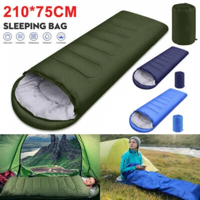 MARKENLOS Schlafsack Winter Mumienschlafsack Campingschlafsack Feldbett Outdoor Camping DE