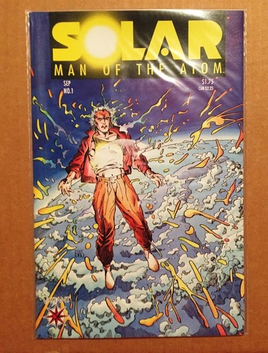 SOLAR MAN OF THE ATOM #1 (first appearance, Valiant Comics, Harbinger) 1991 - 第 1/1 張圖片