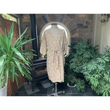 Vintage 1980s Cotton Kimono Style Robe Sash Belt The Bernard Company