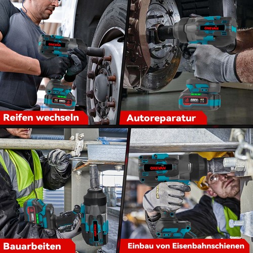 Elektrischer Akku-Schlagschrauber 3500 Nm Akkuschrauber Akku LKW Schlagschrauber - Bild 9 von 14