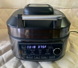 PowerXL 1550W 6-qt 12-in-1 Grill Air Fryer Combo-Black | eBay