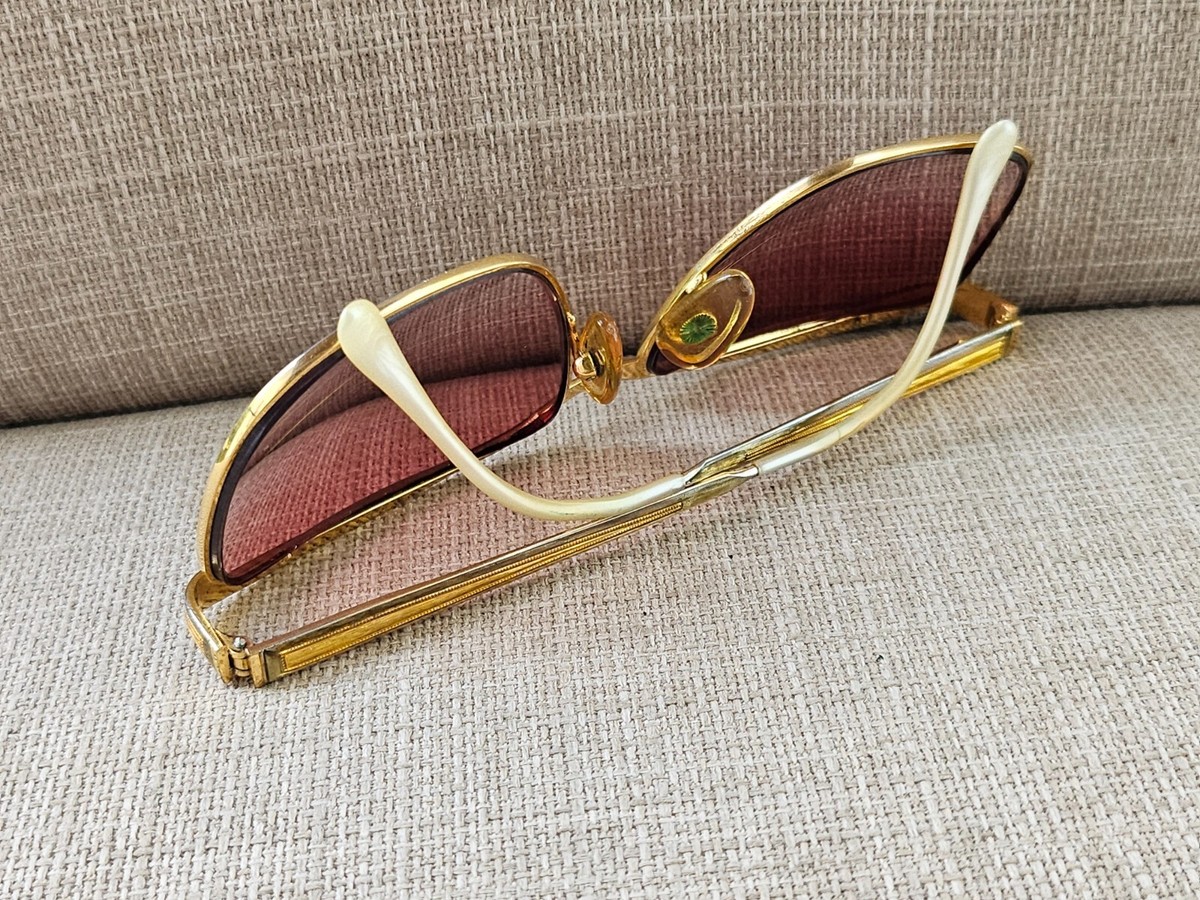 Tura Women Eyeglasses/Sunglasses Frame Gold Tone Vintage Glasses Made in Italy Tura Women Eyeglasses/Sunglasses Frame Gold Tone Vintage  main image 4