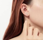Gorgeous 925 Sterling Silver Star Of David Stud Earrings!  — photo 3