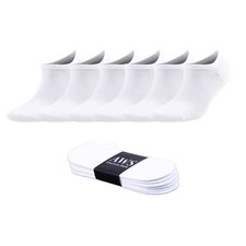 6 Pairs Men  s Bamboo No Show Socks Soft Breathable Moisture Wicking Size 8-11.5