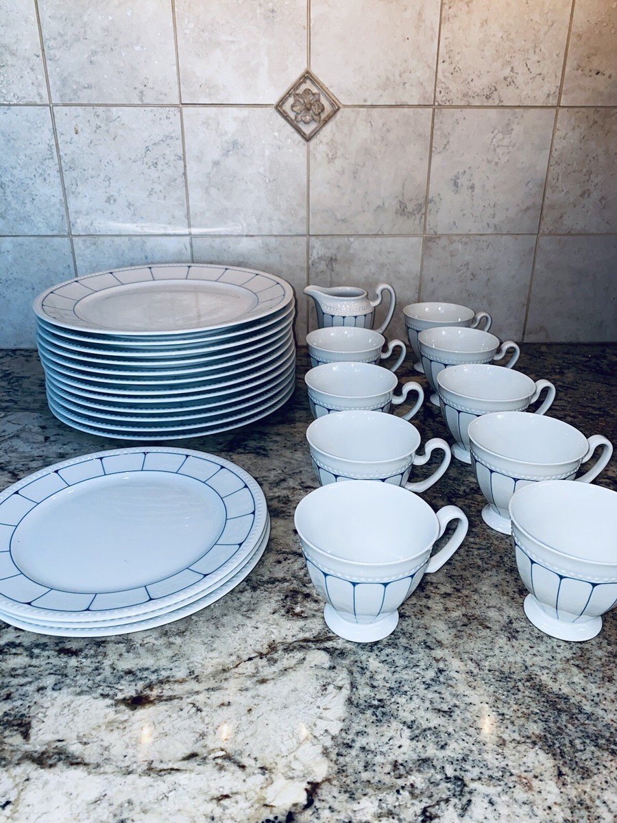 25 Tirschenreuth Bavaria Orsini Plate Set Dinner Cup Lot