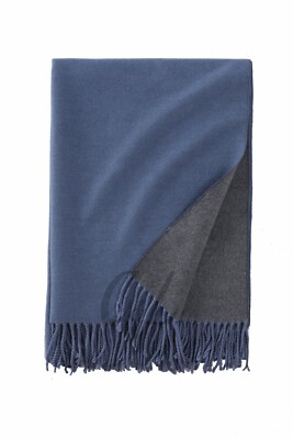 Unifarbener Wendeschal Premium Collection super weich klassisch Mischung Tuch Halstuch 