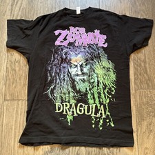 Rob Zombie Dragula T-Shirt, Large SS w/ MC Design On Front, Cotton, PO-VG++