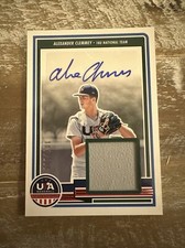 2023 Panini USA Stars & Stripes Alexander Clemmey Jersey Auto 107/200