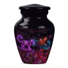Harmonic Commemoration: Exclusive Cat Cremation Urn for Ashes Keepsake