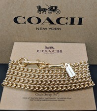 coach strap with chain