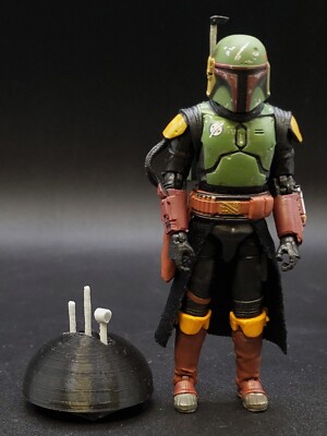 CUSTOM MINE DEMOLITION DROID for 3.75'' 1:18 scale STAR WARS FIGURE DIORAMA (E44)