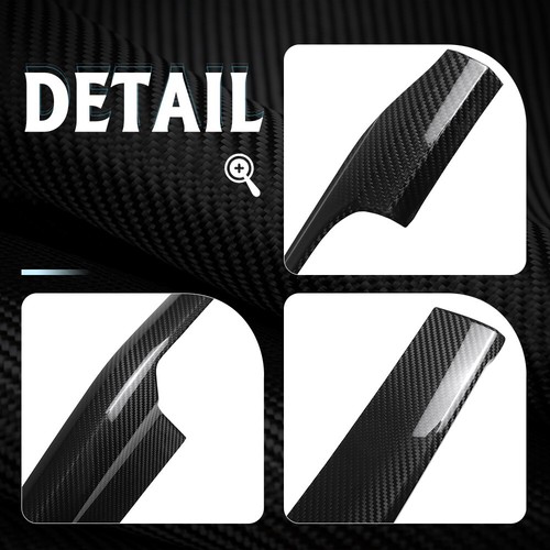 2Stück Kohlenstofffaser Zentrum Dashboard Panel für VW GOLF 8 MK8 GTR GTI Golf R - Picture 6 of 8