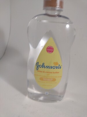 Johnsons & Johnsons Baby Oil with Shea & Cocoa Butter Paraben Free 20.0 fl oz