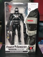 Hasbro 2021 Power Ranger Lightning Collection In Space Black Phantom Ranger