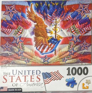 Patriots United States Of America Jigsaw Puzzle 1000 Pc Made In Usa Excellent Ebay