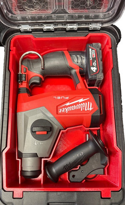 Milwaukee Packout Compact Organizer EINSATZ kompatibel - M12 SDS Benzin Bohrhammer