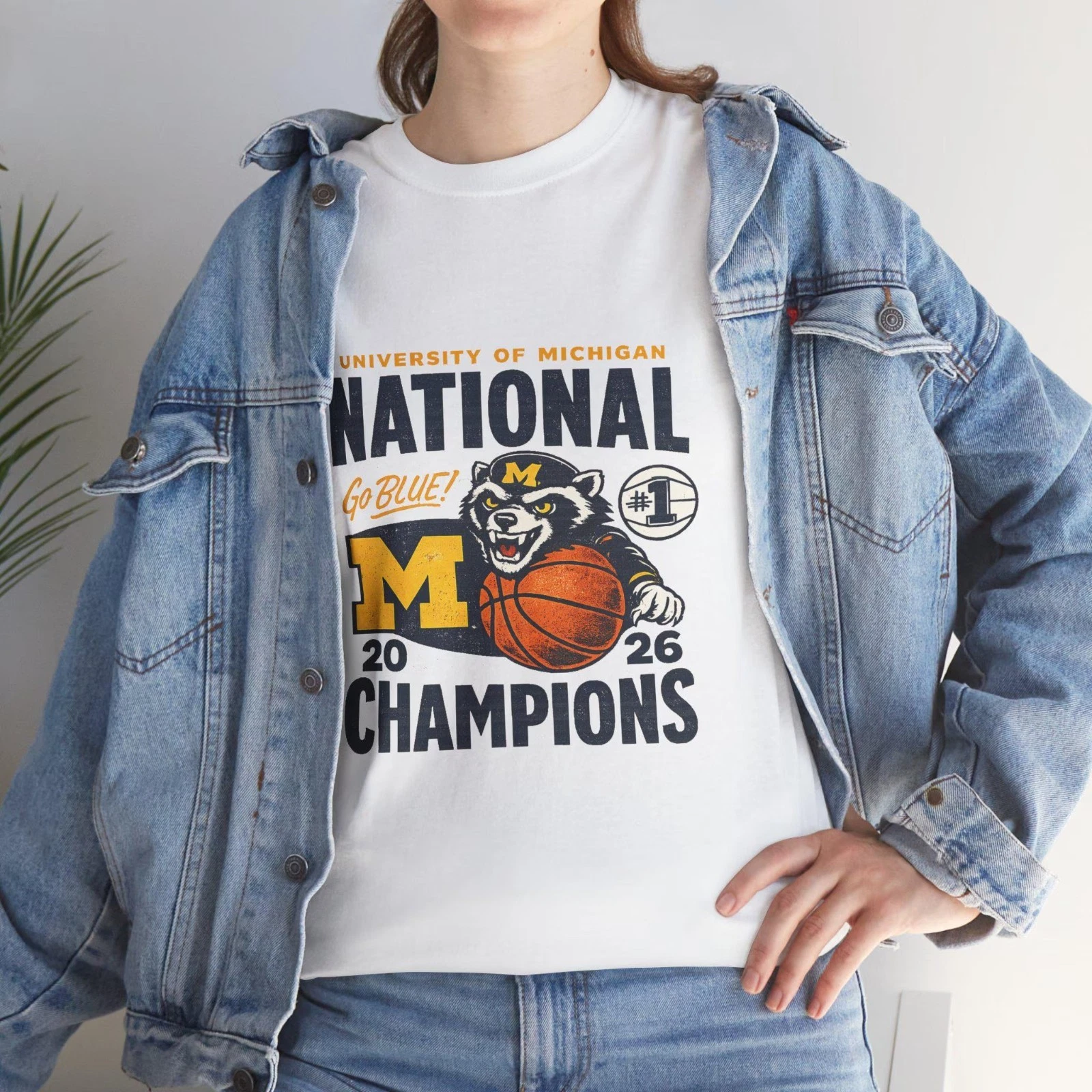 Michigan Wolverines 2026 National Champions T-Shirt Men's Basketball NCAA