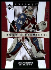 2005-06 Upper Deck Trilogy Vitaly Kolesnik Rookie /999 Colorado Avalanche #242