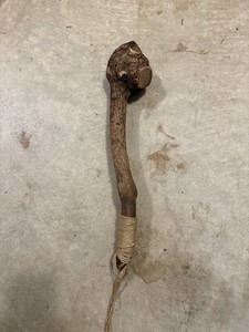 Hand Carved War Club From The Appalachian Mountains