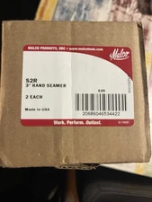 Malco S2R 3” Hand Seamer 2ea In The Box, Sold As Pair.