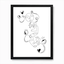 Love To Love Art Print Framed Wall Art Poster Canvas Print Picture