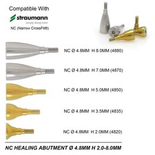 US Dental NC Platform Healing Abutment Cap Fit Straumann ITI BL/BLT Implant