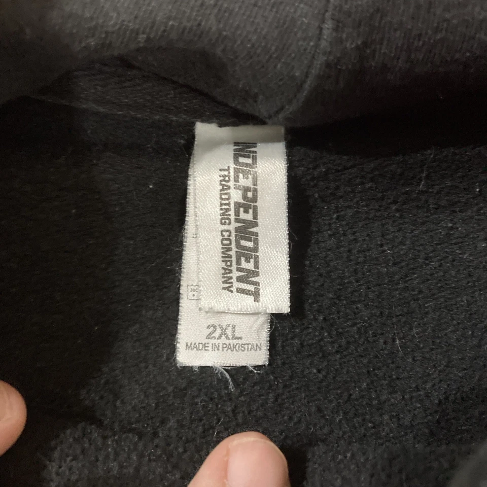 Sudadera con capucha negra Macklemore Ben Tour en negro con canciones enumeradas en la parte posterior XXL Foto 4 de 4