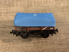 Bachmann 33-076A OO Gauge 5 Plank China Clay Wagon with Hood Boxed