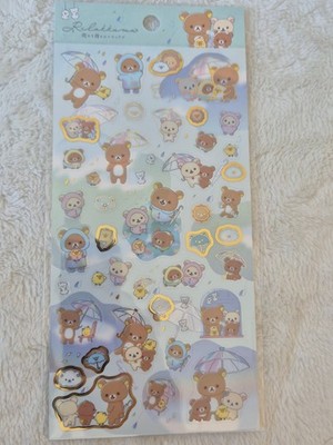 San-X Rilakkuma Rainy Days Sticker Set A