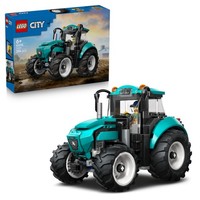 Lego City Tractor Toy - Farm Vehicle Model Building Kit With A Farmer Minifigure
