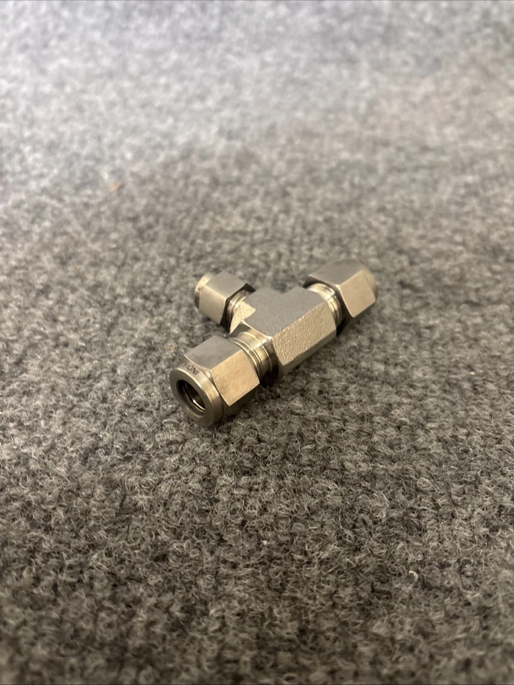 Brennan Industries N2603-06-06-04-SS 3/8" x 3/8" x 1/4" Union Tee New - Image 3 of 4