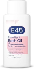 E45 Bath Oil 500ml Emollient Moisturising Dermatological Skincare (Pack of 1)