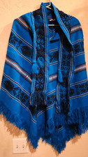 Blue Tejidos Diaz Poncho