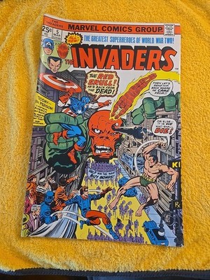 Invaders #5 Jack Kirby, Liberty Legion Origin Marvel Comics 1976 