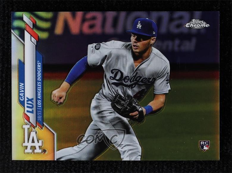 2020 Topps Chrome Photo Variation SP (Fielding) Gavin Lux #148 e9p