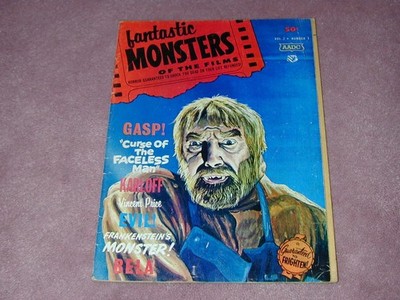 FANTASTIC MONSTERS # 7, Famous Monsters competitor during 1960's.