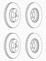 2X Ferodo 276Mm Bremsscheiben BelÜFtet Vorne Passend FüR Toyota Avensis Celica |