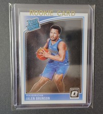 Jalen Brunson 2018-19 Donruss Optic #179 Rookie Card New York Knicks. rookie card picture