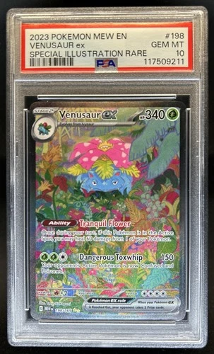 2023 Pokemon SV 151 Venusaur ex #198/165 PSA 10 GEM MINT